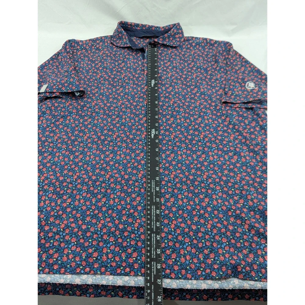 Polo Golf Ralph Lauren Floral Shirt Mens  Casual Preppy Oklahoma City Golf Large